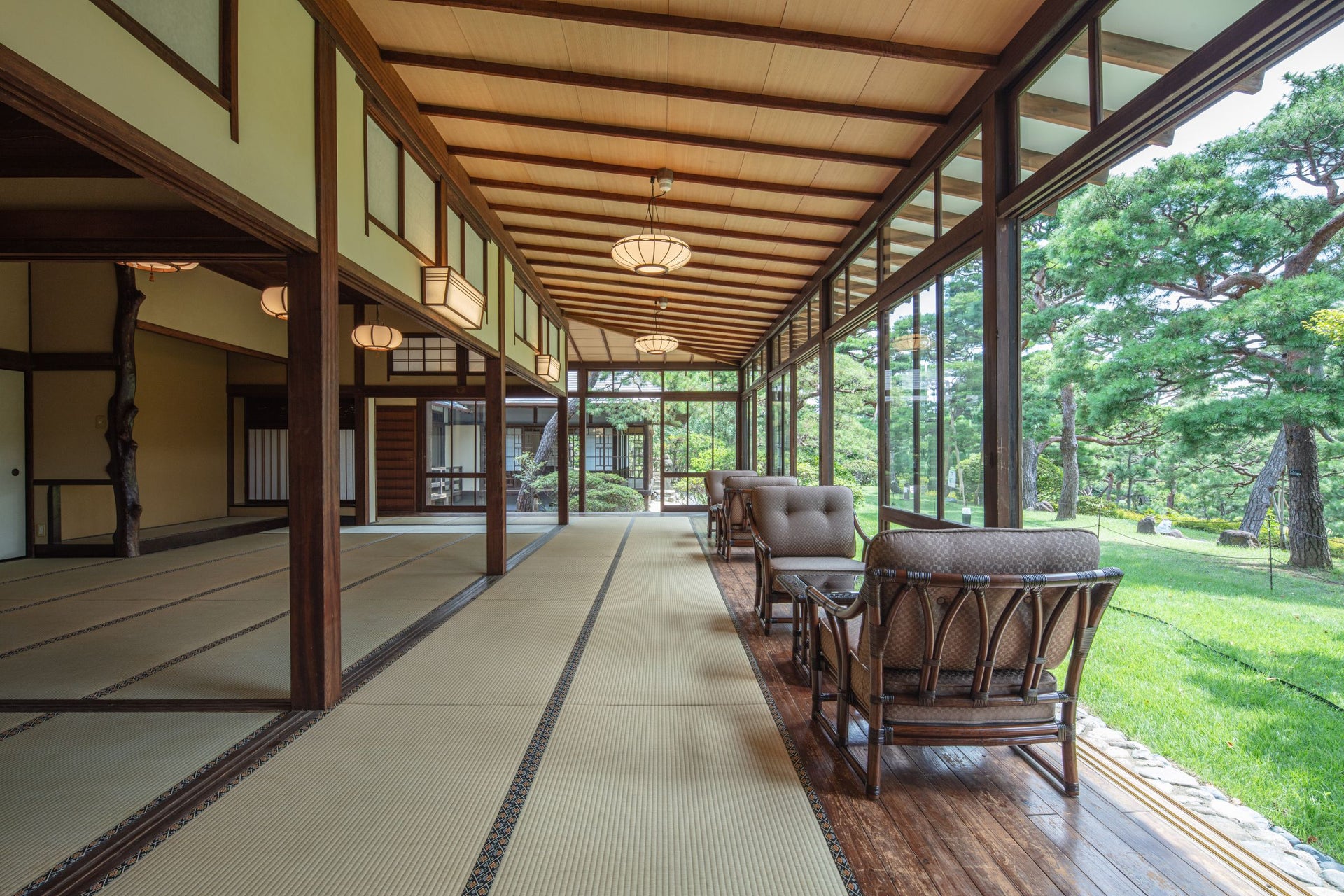 明治記念大磯邸園 大隈・陸奥地区（旧大隈重信別邸・旧古河別邸、陸奥宗光別邸跡・旧古河別邸）1